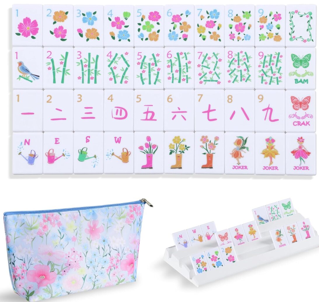 Travel-Mahjong-Set-with-Blue-Carrying-Bag