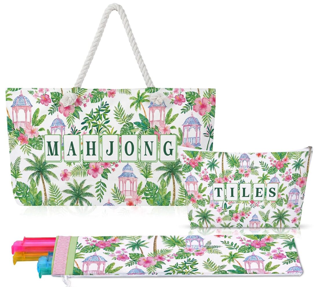 Mahjong Bags Set for Tiles and Racks