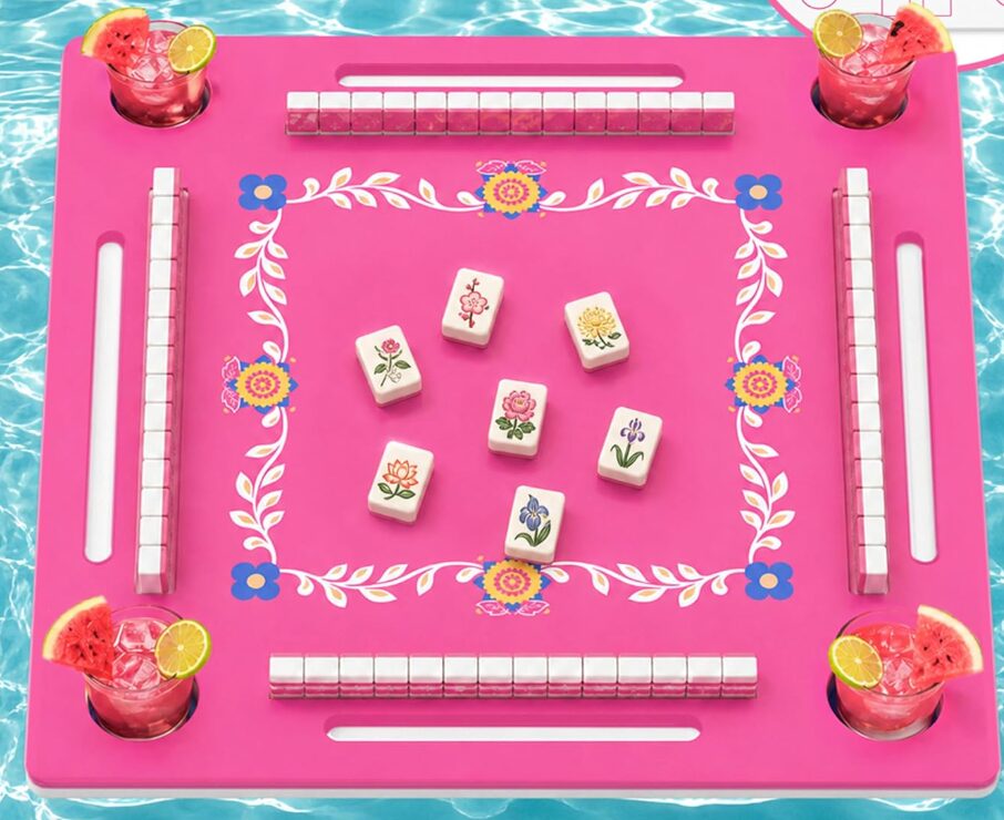 Floating Mahjong Table for Pool