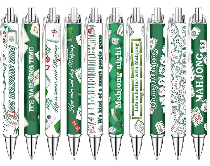 Mahjong-Theme-Ballpoint-Pens