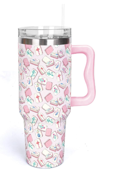 Pink-Mahjong-Tumbler