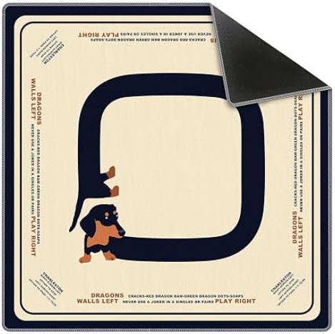 Cute Dachshund Dog Mahjong Mat