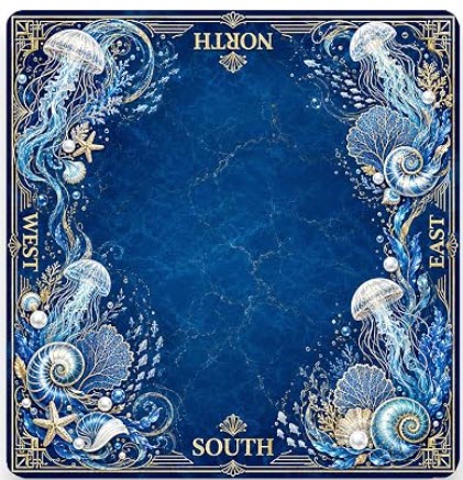 Ocean Style Mahjong Mat